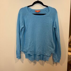 Christopher Fisher Blue Cashmere Sweater